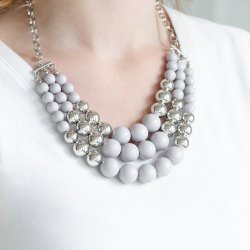 Dream Pop Silver Necklace Paparazzi Accessories