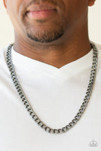 Load image into Gallery viewer, Full Court Black Necklace Paparazzi Accessories