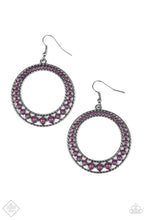 Load image into Gallery viewer, Bead Beat Purple Earring Paparazzi Accessories