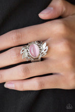 Load image into Gallery viewer, Garden Dew Pink Ring Paparazzi Accessories