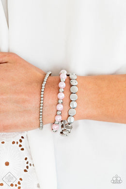 Girly Girl Glamour Pink Bracelet Paparazzi Accessories