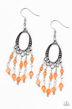 Load image into Gallery viewer, Not The Only Fish In The Sea Orange Earring Paparazzi Accessories