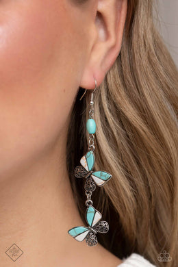 Spirited Soar Butterfly Earrings Paparazzi Accessories