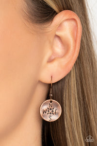 copper,faith,short necklace,Gilded Guide - Copper Necklace