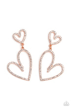 Load image into Gallery viewer, Doting Duo - Copper Paparazzi Accessories