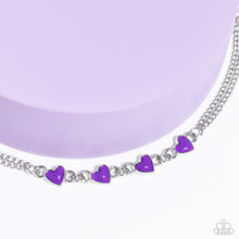 Load image into Gallery viewer, Smitten Sweethearts - Purple Paparazzi Accessories