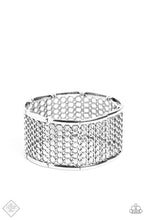 Load image into Gallery viewer, Camelot Couture Silver Stretchy Bracelet Paparazzi Accessories