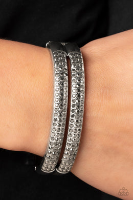 STACKED Up - Silver Paparazzi Accessories
