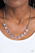 Load image into Gallery viewer, Tabloid Treasure - Purple Rhinestone Necklace Paparazzi Accessories