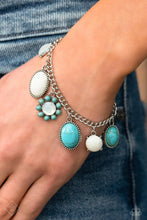 Load image into Gallery viewer, Cowboy Charm Blue Bracelet Paparazzi Accessories