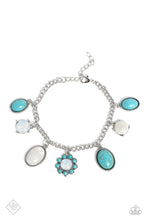 Load image into Gallery viewer, Cowboy Charm Blue Bracelet Paparazzi Accessories