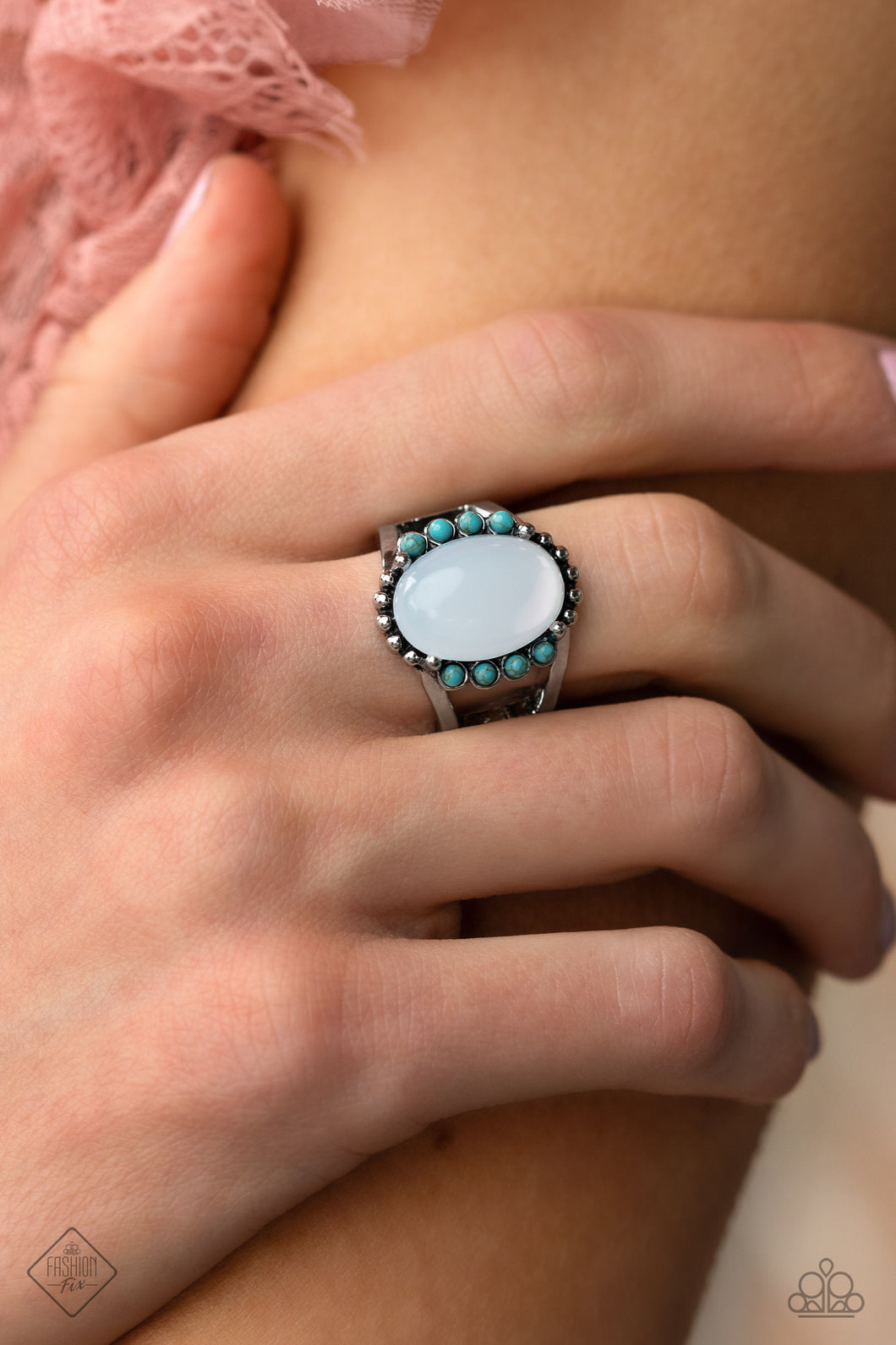 Captivating Cowboy Blue Ring Paparazzi Accessories
