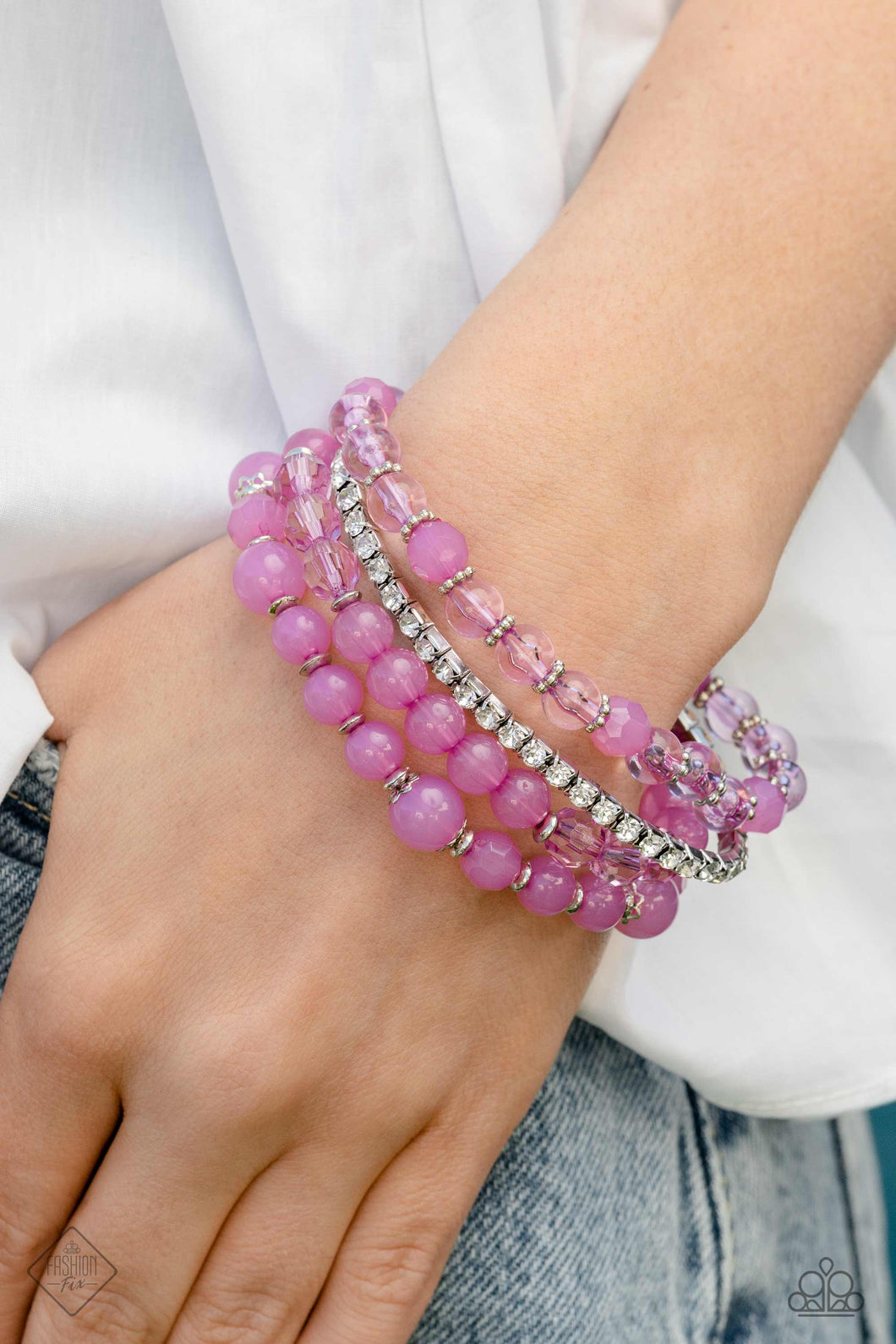 Garden the Interruption Purple Bracelet Paparazzi Accessories