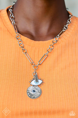 Friday Night Vibes Blue Necklace Paparazzi Accessories