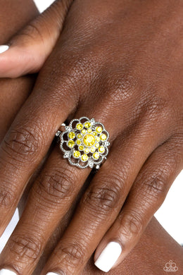 Love ROSE - Yellow Paparazzi Accessories