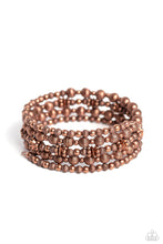 Load image into Gallery viewer, Striped Stack - Copper Paparazzi Accessories