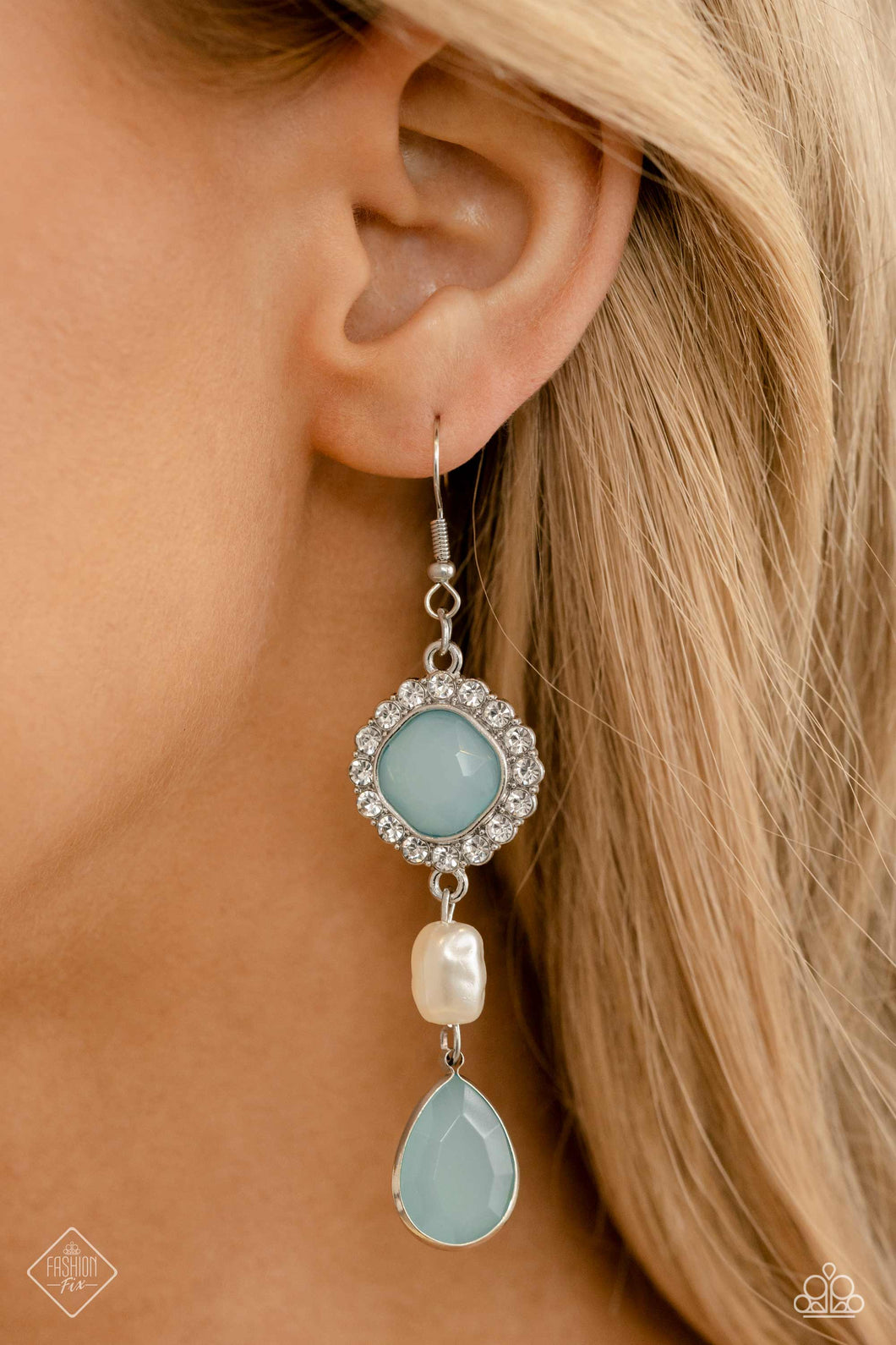 European Energy Blue Earrings Paparazzi Accessories