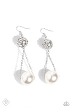 Load image into Gallery viewer, Ballerina Balance Pearl Rhinestone Earring Paparazzi Accessories