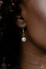 Load image into Gallery viewer, Caliber Choreographer White Pearl Rhinestone Necklace Paparazzi Accessories