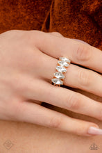 Load image into Gallery viewer, Lavish Lure Gold Rhinestone Ring Paparazzi Accessories