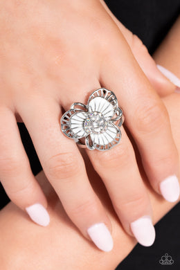 Tropical Trillium - White Paparazzi Accessories