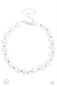 choker,green,pearls,SHORE Enough - Green Necklace