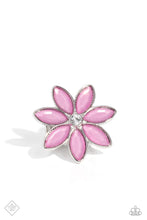 Load image into Gallery viewer, Garden My French Purple Rhinestone Floral Ring Paparazzi Accessories