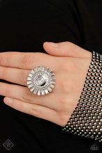 Load image into Gallery viewer, Shimmery Sprinkle White Rhinestone Ring Paparazzi Accessories
