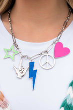 Load image into Gallery viewer, Haute Hippie Multi Charm Necklace Paparazzi Accessories