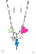 Load image into Gallery viewer, Haute Hippie Multi Charm Necklace Paparazzi Accessories