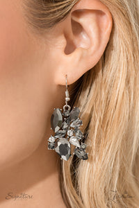 2023 Zi,rhinestones,short necklace,silver,The J.J. Zi Collection Necklace