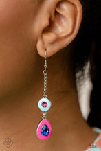 Load image into Gallery viewer, Colorblock Canvas Multi Earrings Paparazzi Accessories