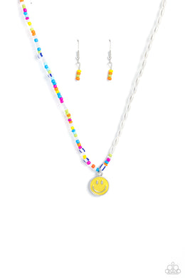 Smiling Showdown - Yellow Paparazzi Accessories