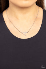 Load image into Gallery viewer, INITIALLY Yours - A - White Paparazzi Accessories