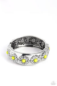 floral,green,hinge,Taking FLORAL - Green Floral Hinge Bracelet