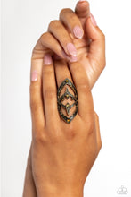 Load image into Gallery viewer, Daring Diamonds - Brass Paparazzi Accessories