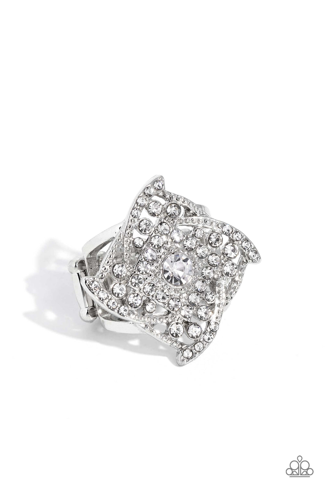Tilted Talent - White Paparazzi Accessories