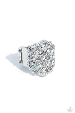 Intricate Influence - White Paparazzi Accessories