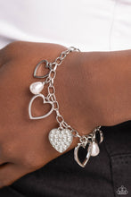 Load image into Gallery viewer, GLOW Your Heart - White Paparazzi Accessories