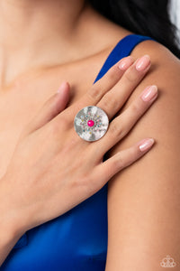 pink,Wide Back,Seriously SUNBURST - Pink Ring