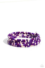 Load image into Gallery viewer, Coiled Candy - Purple Paparazzi Accessories