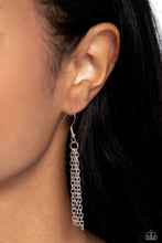 Load image into Gallery viewer, Striped Style - Silver Paparazzi Accessories