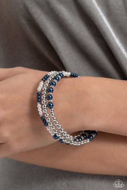 Just SASSING Through - Blue Paparazzi Accessories