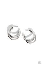 Load image into Gallery viewer, HOOP of the Day - Silver Paparazzi Accessories