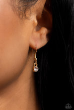 Load image into Gallery viewer, Lavish Lariat - Gold Rhinestone Necklace