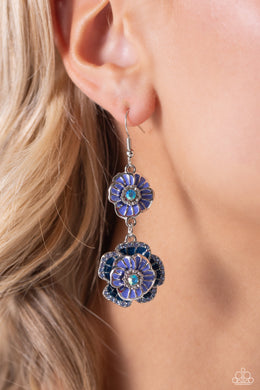 Intricate Impression - Blue Paparazzi Accessories