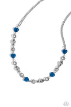 Load image into Gallery viewer, My HEARTBEAT Will Go On - Blue Paparazzi Accessories