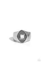 Load image into Gallery viewer, Glistening Gamble - Silver Paparazzi Accessories