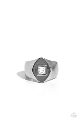Glistening Gamble - Silver Paparazzi Accessories