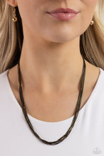 Load image into Gallery viewer, Salvaging Sass - Black Necklace Paparazzi Accessories
